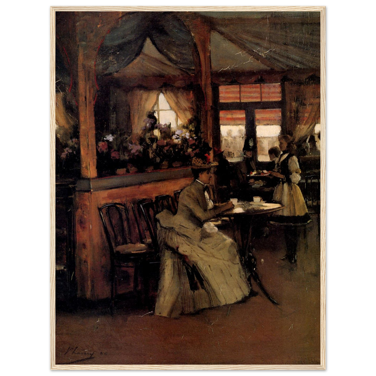A Cup of Chocolate (1888) – Sir John Lavery (view 2)