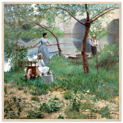 Under the Cherry Tree by Sir John Lavery, archival matte paper detail