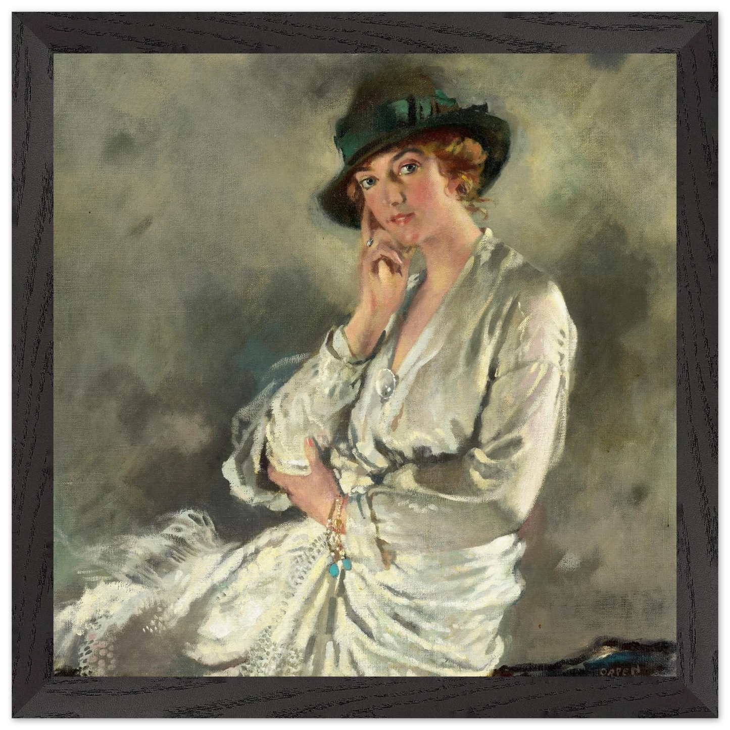 Mrs Charles S. Carstairs by William Orpen art print – room setting view | Buy Irish Art