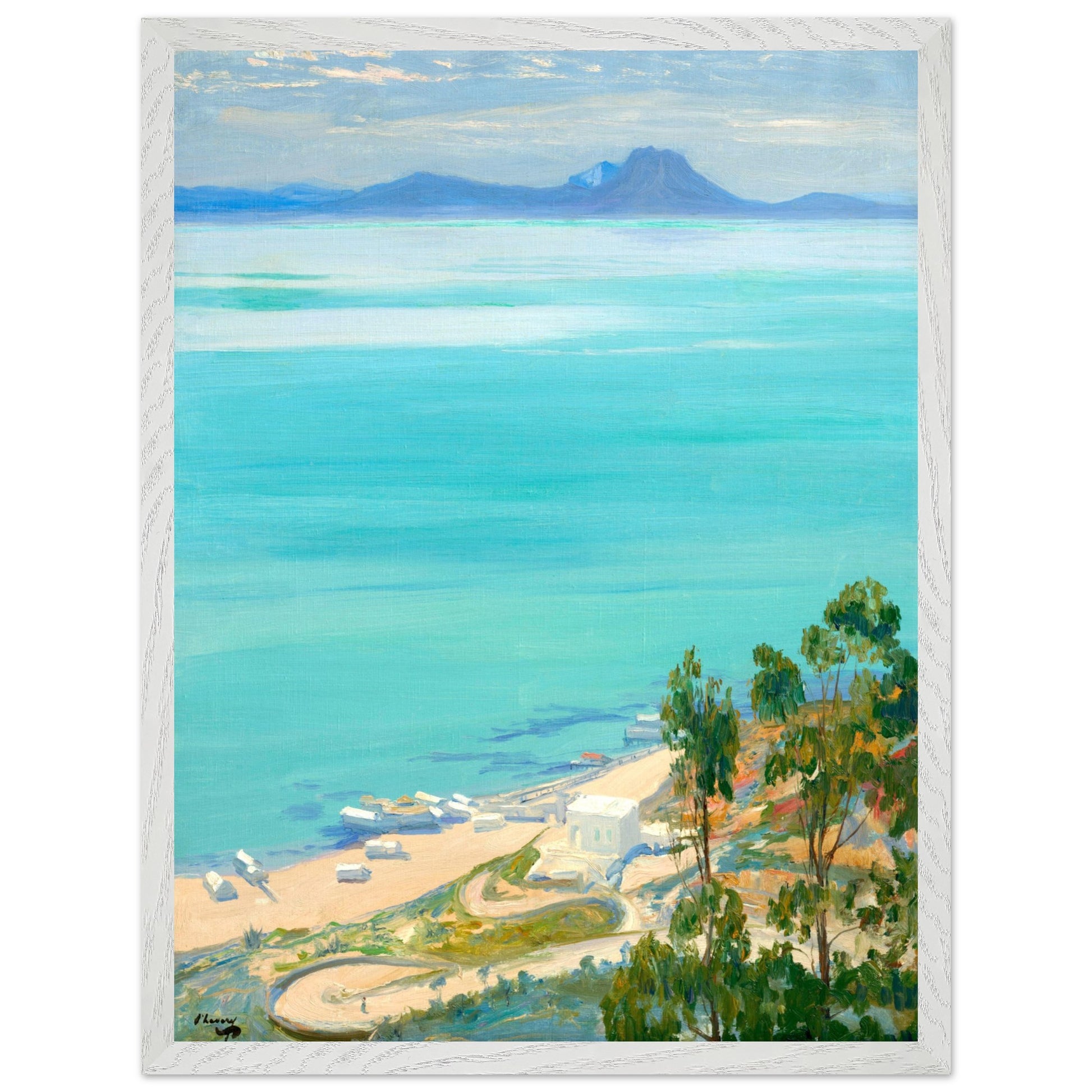The Bay of Tunis, Morning (1919) – Sir John Lavery Art Print – view 22 | Buy Irish Art
