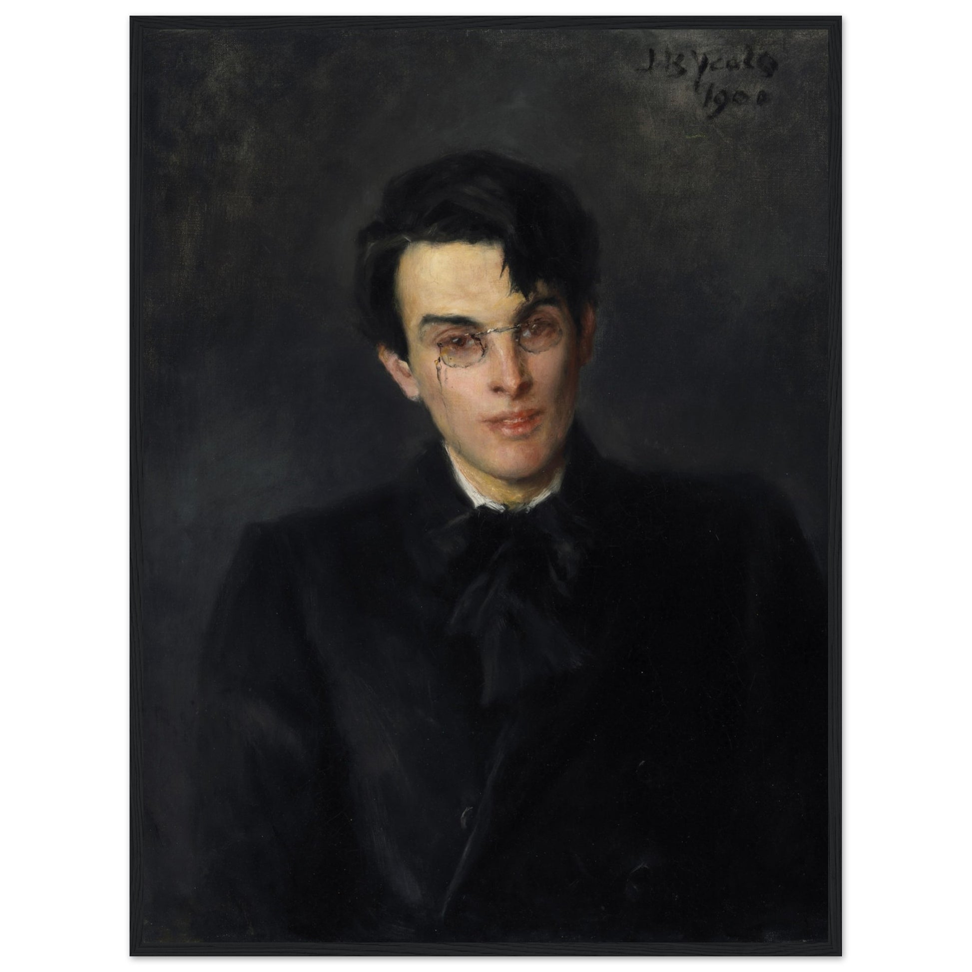 Portrait of W. B. Yeats Art Print | John Butler Yeats 40×50 cm / 16×20″ – view 18 | Buy Irish Art
