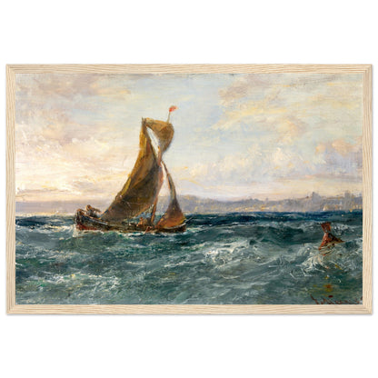 A View of Dublin Bay by Edwin Hayes – Gallery Edition Irish Art Print – view 6 | Buy Irish Art