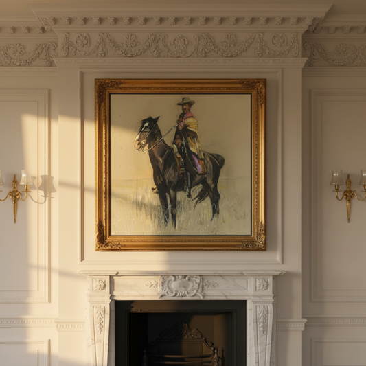 R.B. Cunninghame Graham on ‘Pampa’, By Irish Artist Sir John Lavery Art Print – Irish wall art print | Buy Irish Art