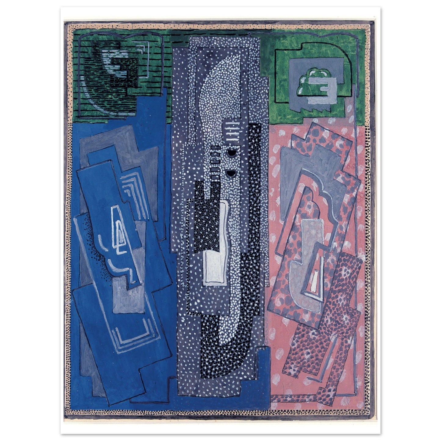 Four Element Composition – Mainie Jellett Art Print 40x50 cm – view 8 | Buy Irish Art