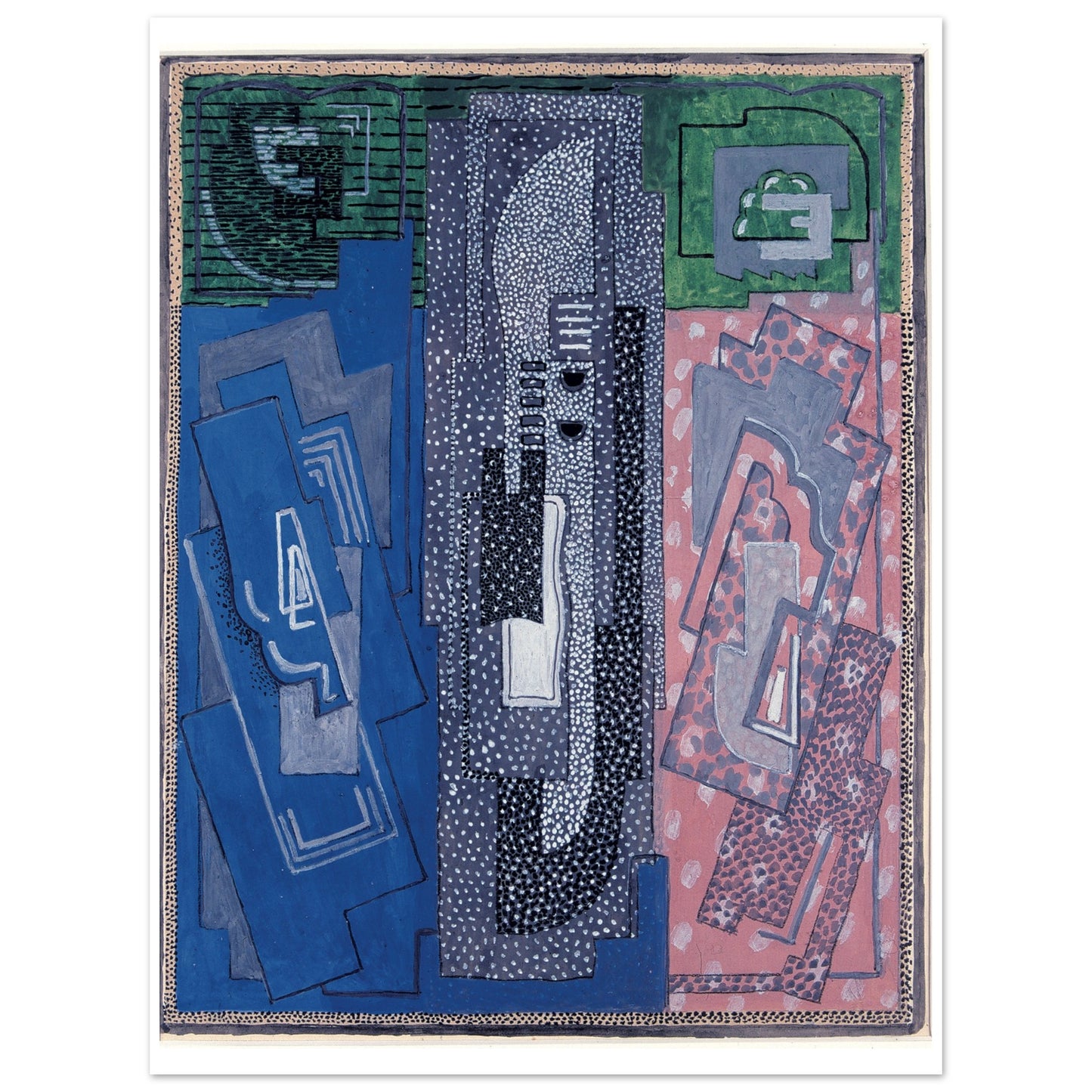 Four Element Composition – Mainie Jellett Art Print 40x50 cm – view 9 | Buy Irish Art