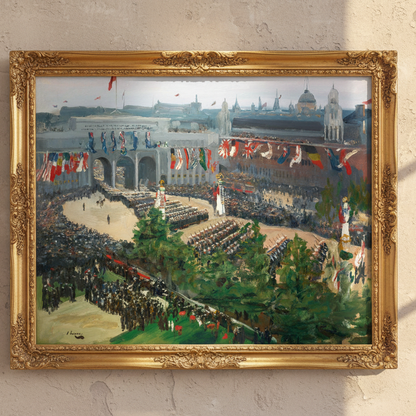 Admiralty Arch Victory Parade (1919) John Lavery Print 40x50 cm / 16x20″ – view 11 | Buy Irish Art