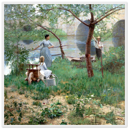 Under the Cherry Tree by Sir John Lavery, unframed archival print
