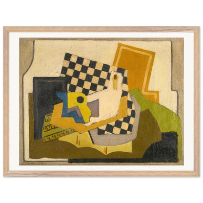 Composition (Chessboard) by Mainie Jellett - unframed Irish modernist still life print