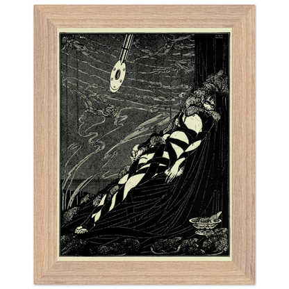 Harry Clarke Art Print – Poe’s Tales of Mystery (1923) – “Swarmed Upon Me” | Museum-Quality Framed Reproduction – room setting display | Buy Irish Art