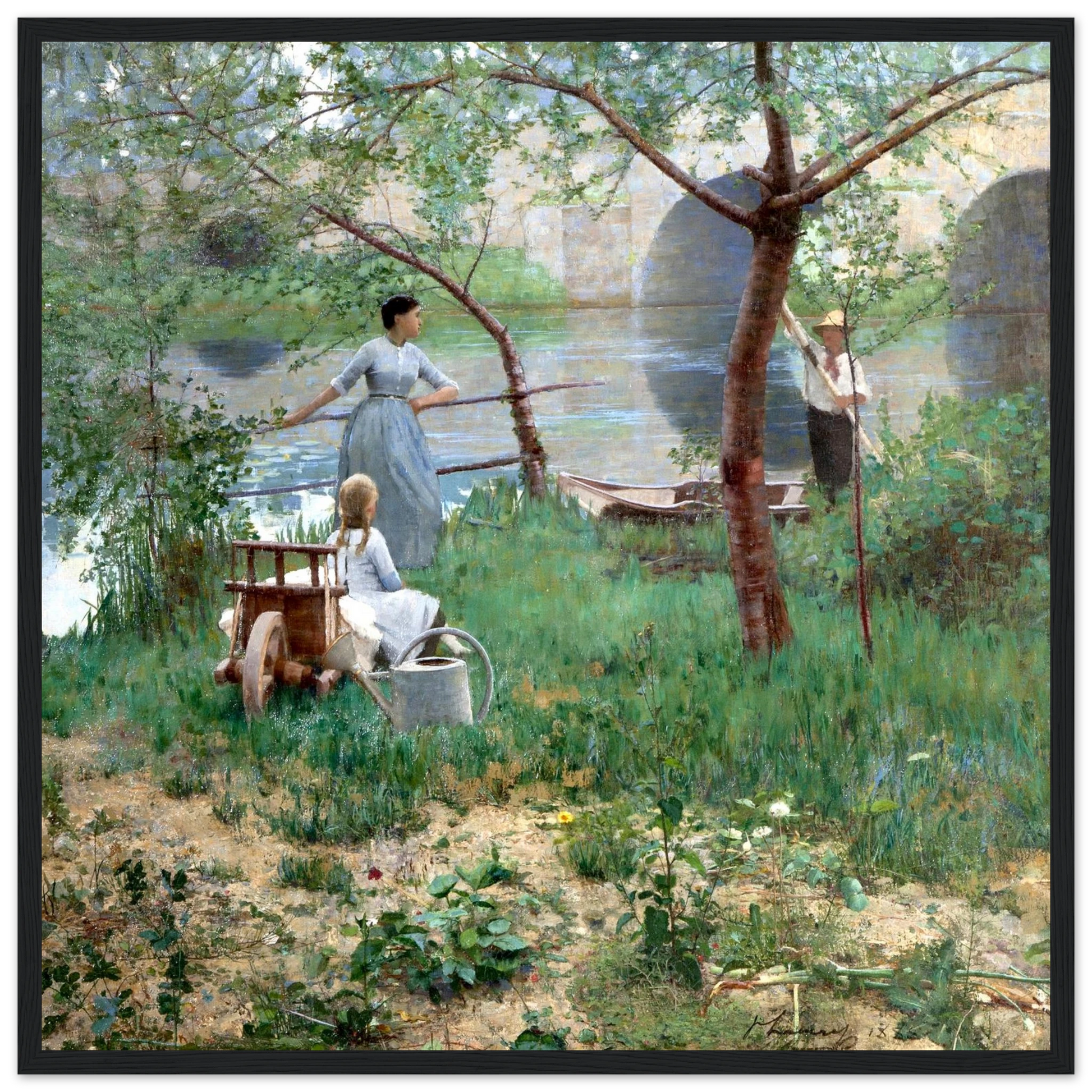 Under the Cherry Tree by Sir John Lavery, unframed archival print