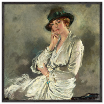Mrs Charles S. Carstairs by William Orpen art print – gallery wall view | Buy Irish Art