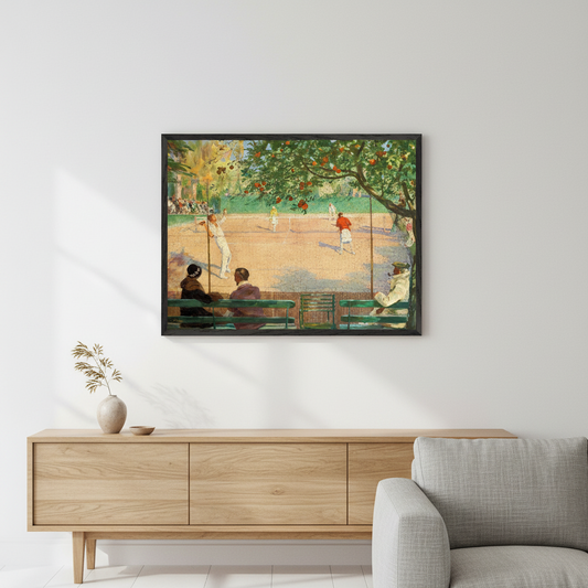 Sir John Lavery – Tennis Hotel Beau Site Cannes 1929 – archival fine art print on 250gsm matte paper