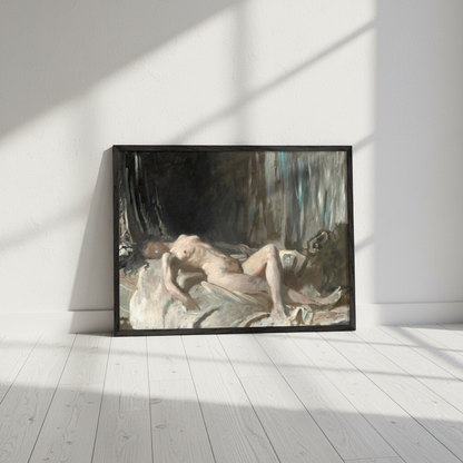 Reclining Female Figure – William Orpen Art Print