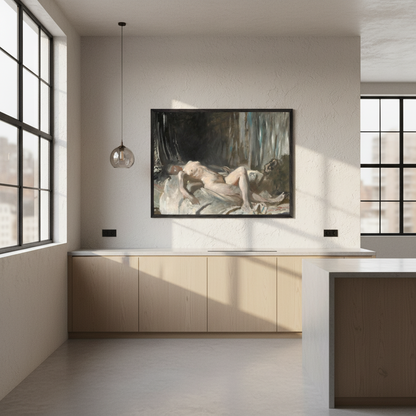 Reclining Female Figure – William Orpen Art Print