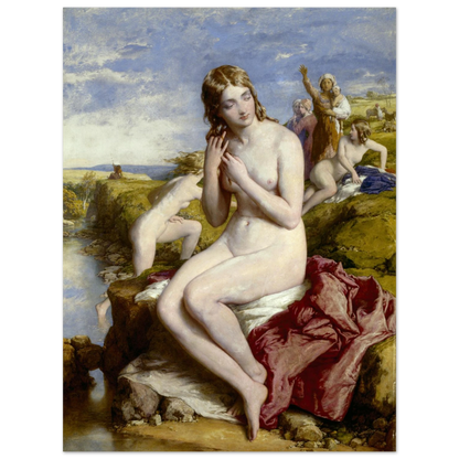 Bathers Surprised by Irish Artist William Mulready Art Print – view 7 | Buy Irish Art