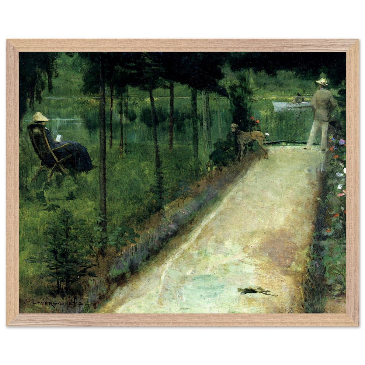A Grey Summer's Day, Grez (1883) – Sir John Lavery (view 6)