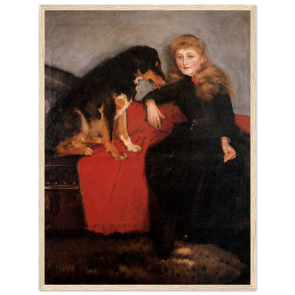 Miss Eva Fulton (1886) – Sir John Lavery (view 3)