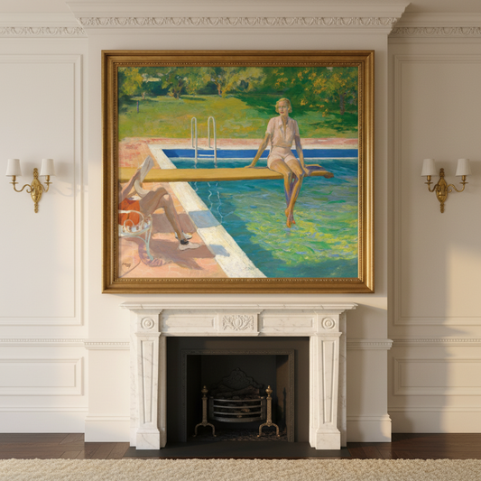 Viscountess, Palm Springs by John Lavery Art Print