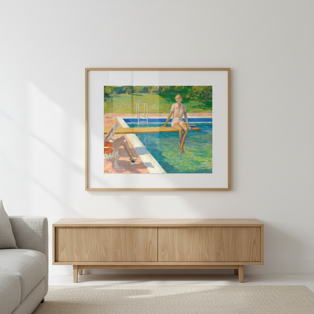 Viscountess, Palm Springs by John Lavery Art Print