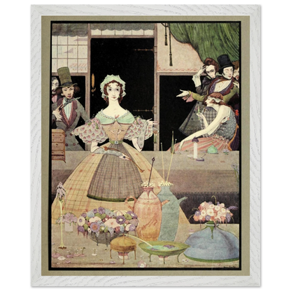 Harry Clarke Art Print – Poe’s Tales of Mystery (1923) – “Spritely Grisette” | Museum-Quality Framed Reproduction – view 6 | Buy Irish Art