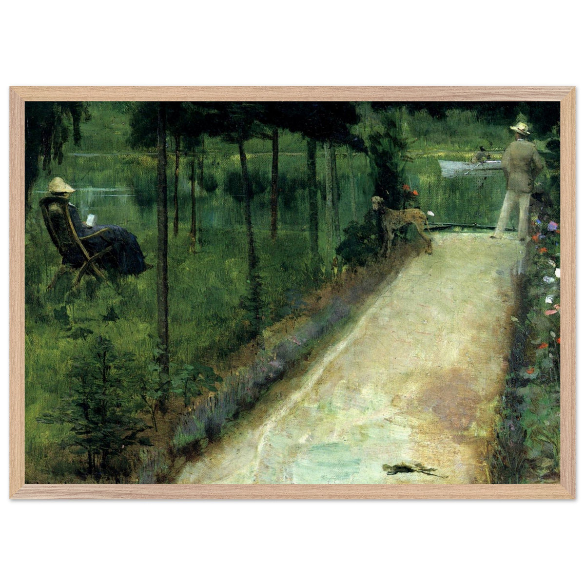 A Grey Summer's Day, Grez (1883) – Sir John Lavery (view 9)