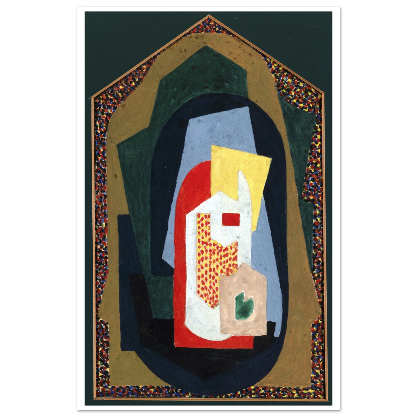 Decoration (1923) by Mainie Jellett - framed Irish modernist art print