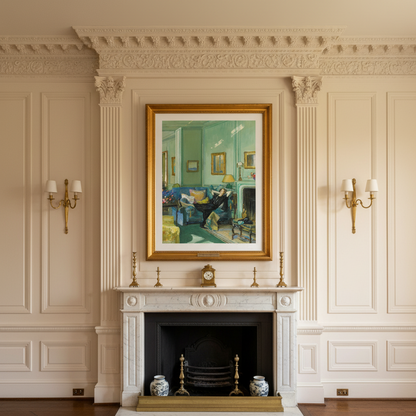 Mrs. Osler by Irish Artist John Lavery Art Print 40x50 cm / 16x20″ – Irish wall art print | Buy Irish Art