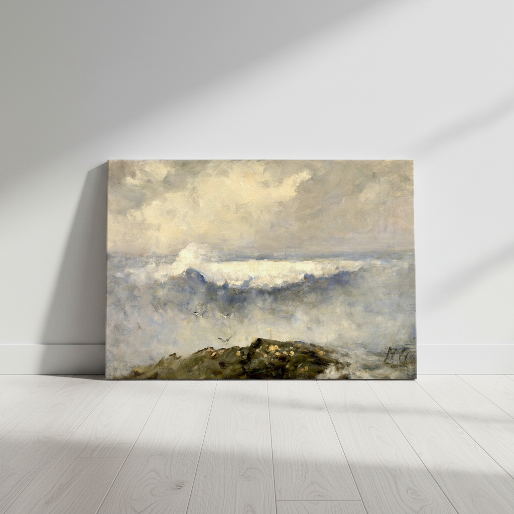 The Wave (c.1890) by Nathaniel Hone the Younger – Canvas Art Print