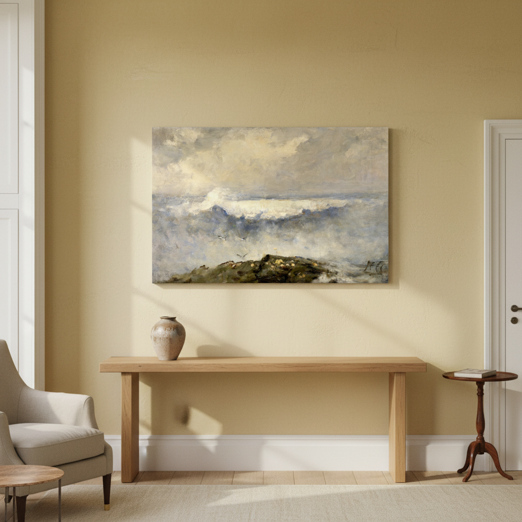 The Wave (c.1890) by Nathaniel Hone the Younger – Canvas Art Print
