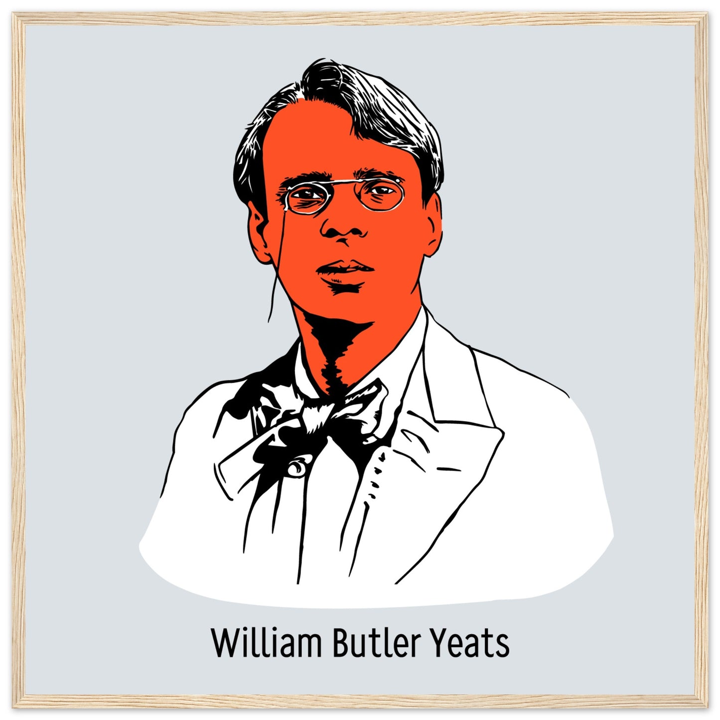 Gerahmter Druck von William Butler Yeats