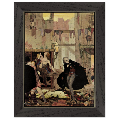 Harry Clarke Art Print – Poe’s Tales of Mystery (1923) – “Noisome Quarter” | Museum-Quality Framed Reproduction – view 7 | Buy Irish Art