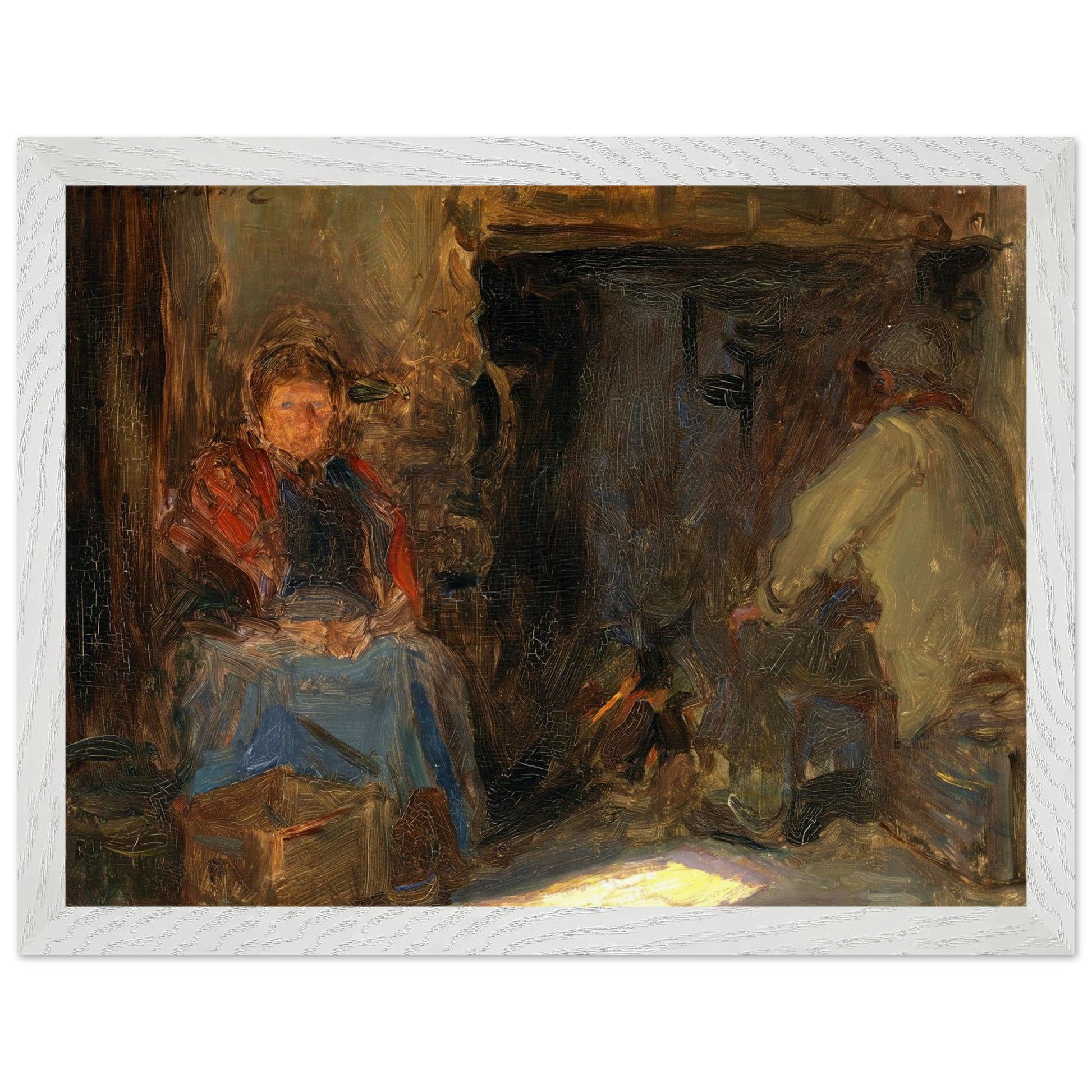 A Galway Cottage - Art Print by Irish Artist  Walter Frederick Osborne – view 10 | Buy Irish Art