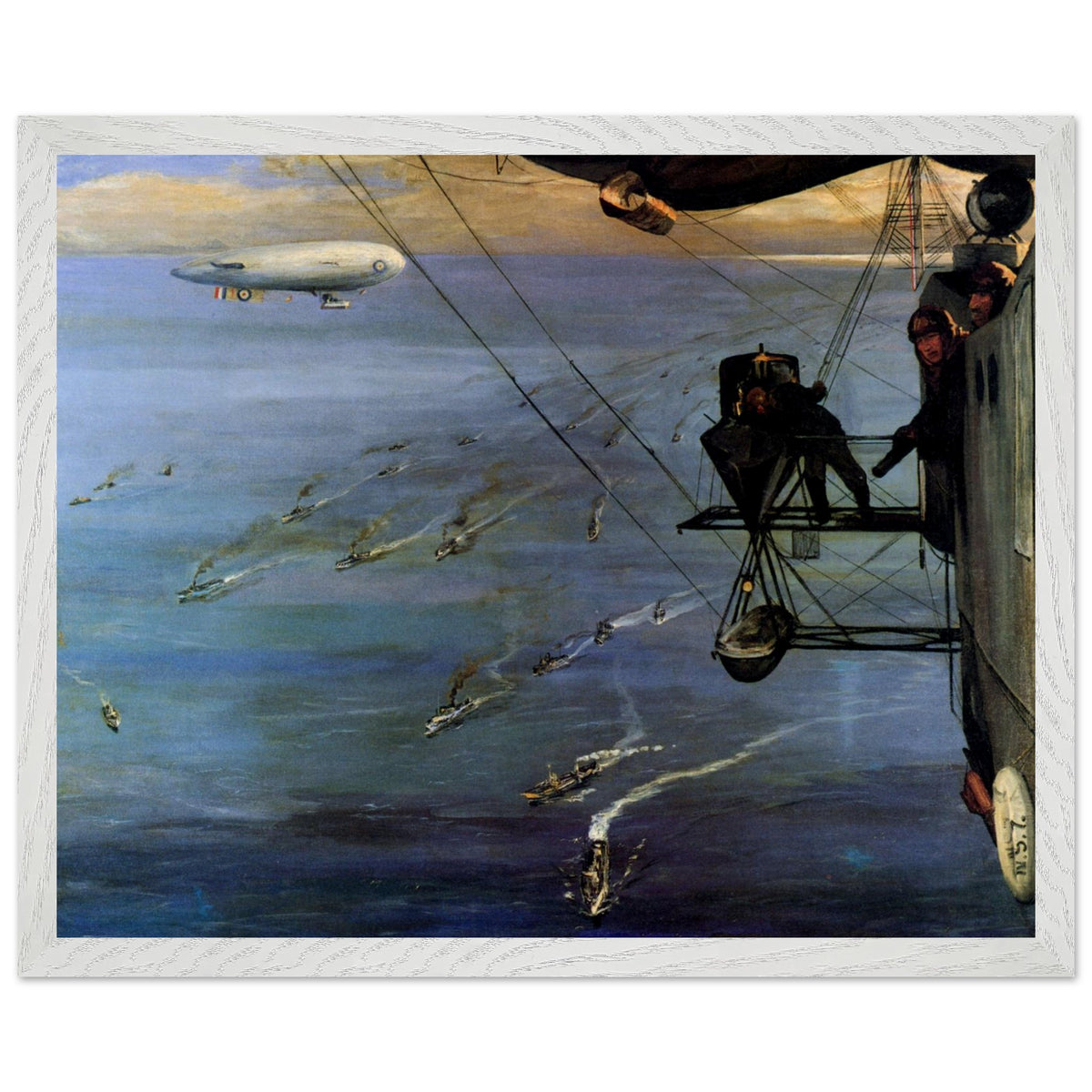 A Convoy, North Sea (1918) – Sir John Lavery (view 3)