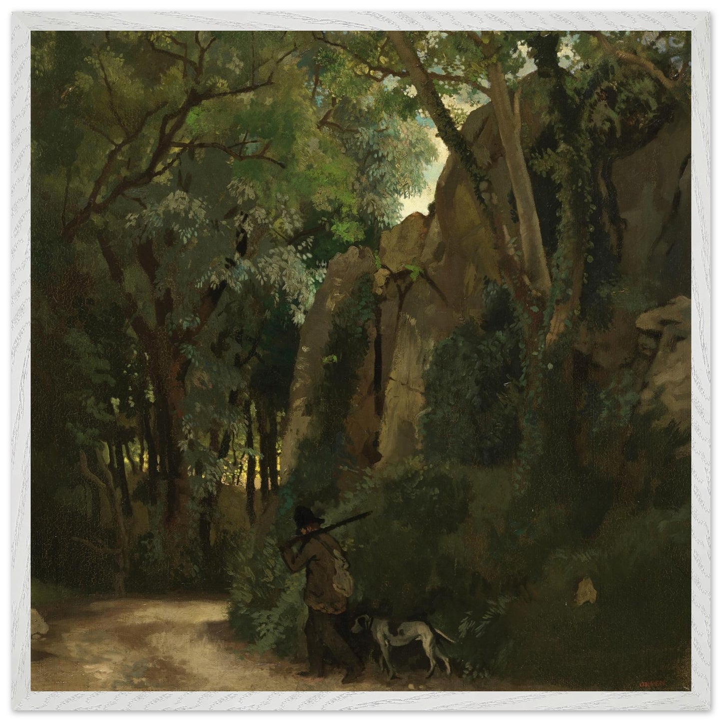 Trees at Howth by William Orpen art print – framed print view | Buy Irish Art