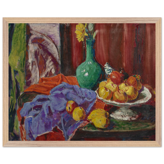 Roderic O’Conor – Still Life of Fruit and Green Vase (1919) Print – view 10 | Buy Irish Art
