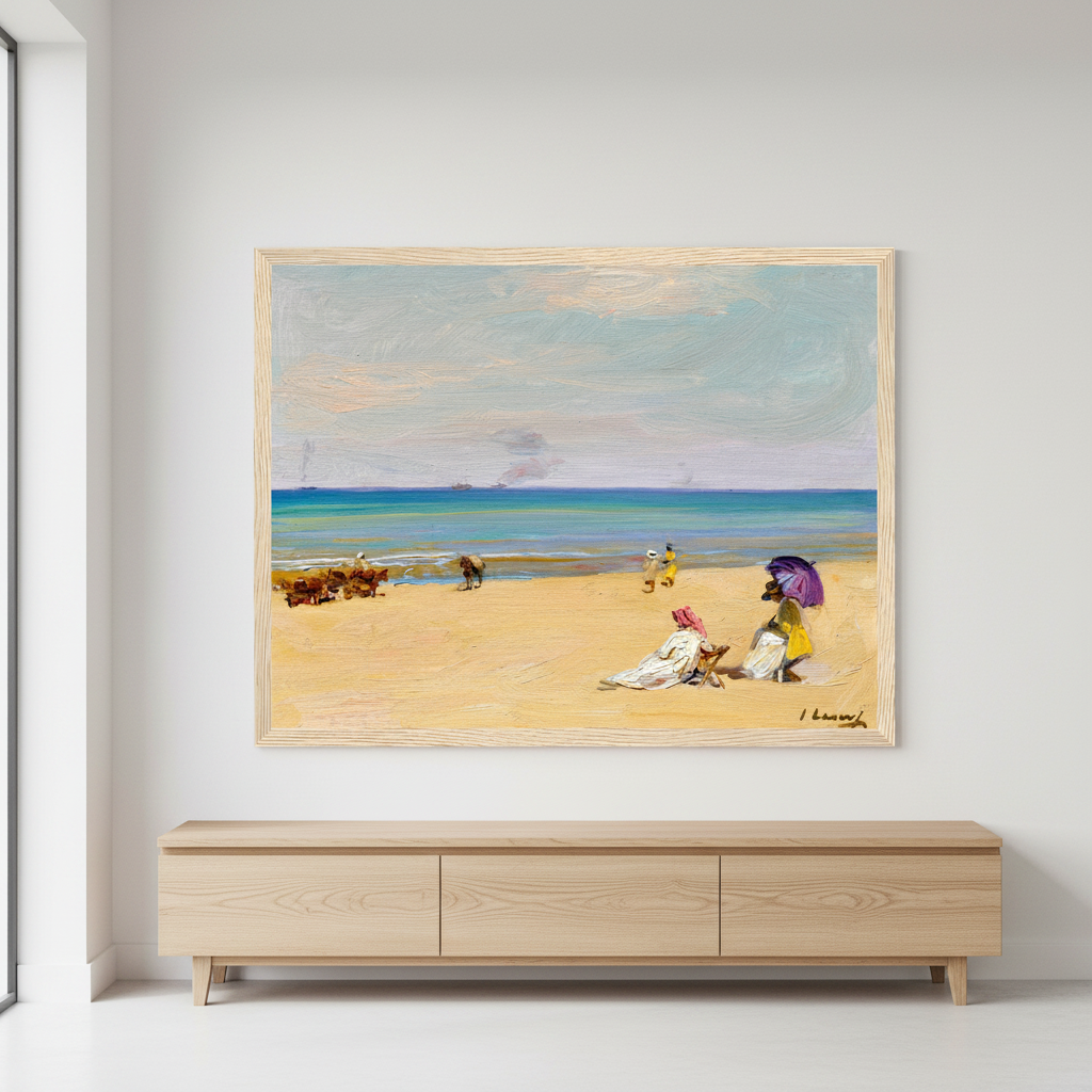 On The Sands by John Lavery Art Print