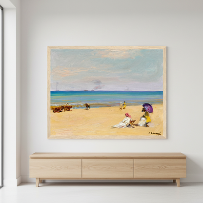 On The Sands by John Lavery Art Print