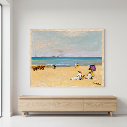 On The Sands by John Lavery Art Print