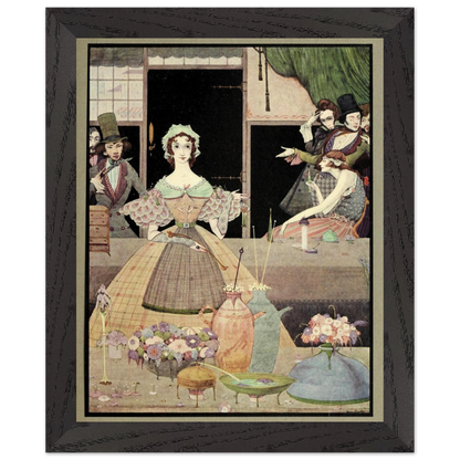 Harry Clarke Art Print – Poe’s Tales of Mystery (1923) – “Spritely Grisette” | Museum-Quality Framed Reproduction – view 7 | Buy Irish Art