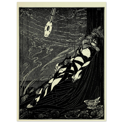 Harry Clarke Art Print – Poe’s Tales of Mystery (1923) – “Swarmed Upon Me” | Museum-Quality Framed Reproduction – Irish wall art print | Buy Irish Art