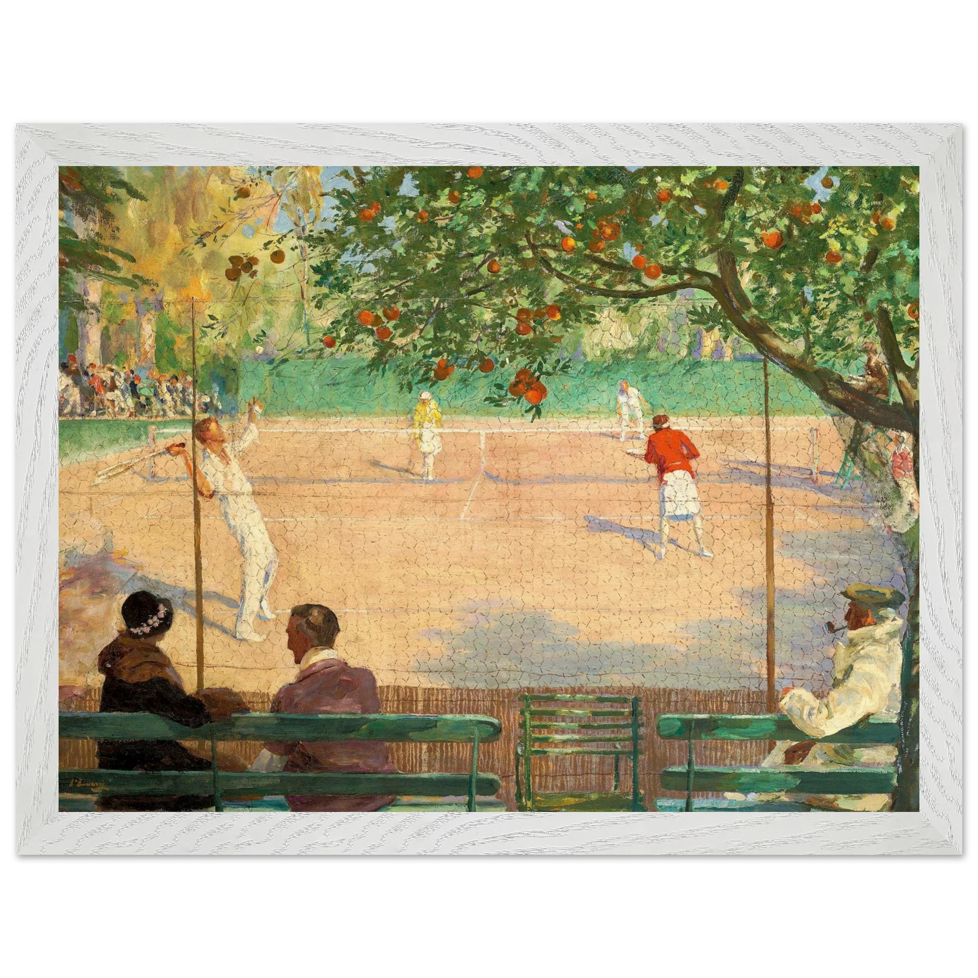 Tennis Hotel Beau Site Cannes print – 60x80cm large format wall art framed