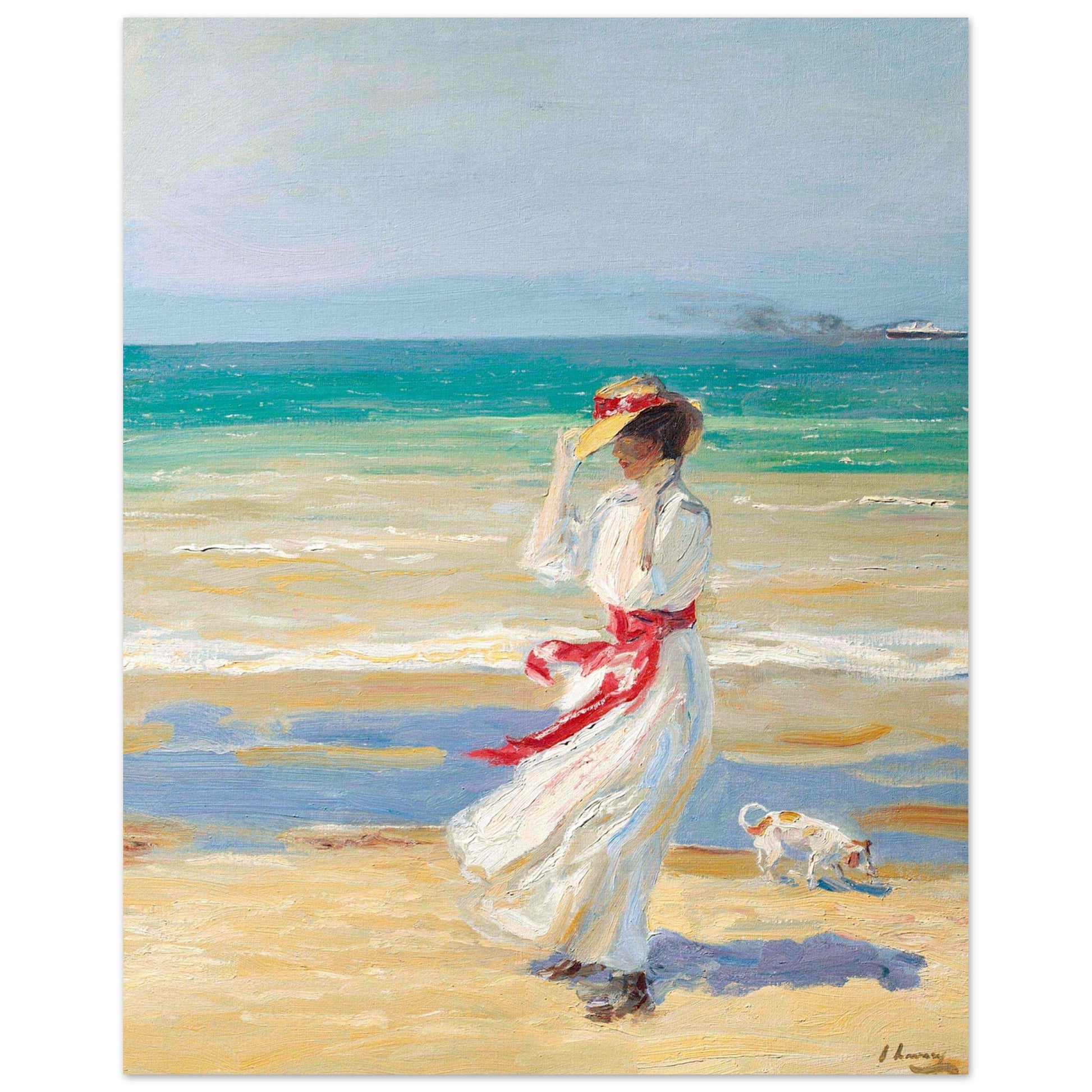 A Windy Day - John Lavery Art Print 40x50 cm / 16x20″ – view 7 | Buy Irish Art