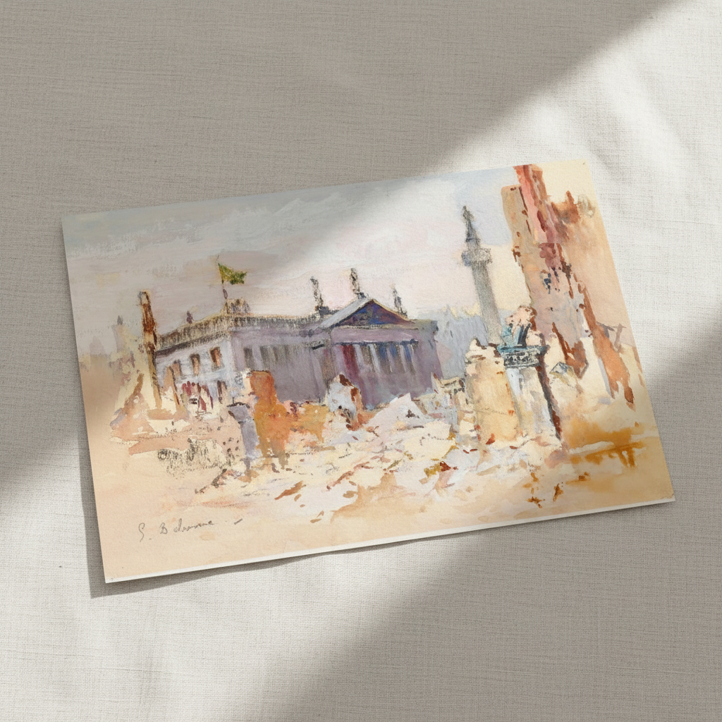 The Ruins of O’Connell Street (1916) – Collector’s Fine Art Print – view 15 | Buy Irish Art