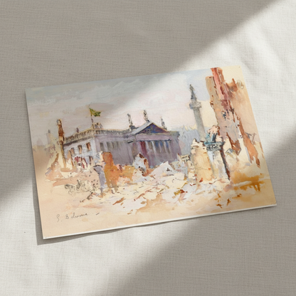 The Ruins of O’Connell Street (1916) – Collector’s Fine Art Print – view 15 | Buy Irish Art