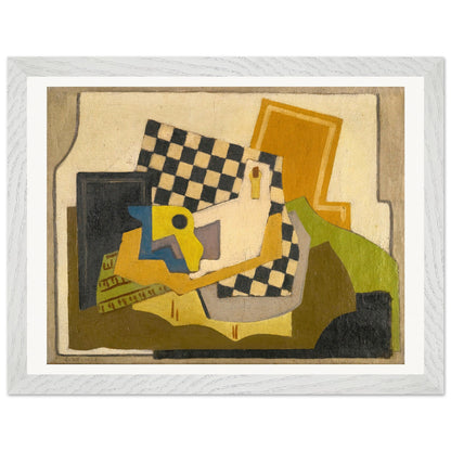Composition (Chessboard) by Mainie Jellett - framed print on a neutral wall