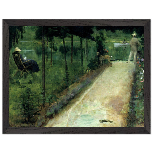 A Grey Summer's Day, Grez (1883) – Sir John Lavery (view 2)
