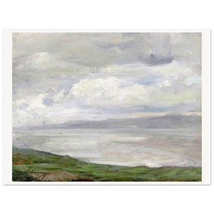 Sir John Lavery Island Magee print displayed in modern living room interior