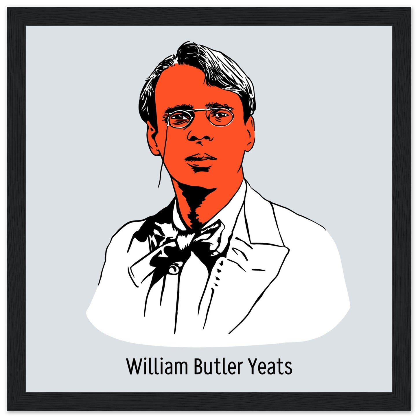 Gerahmter Druck von William Butler Yeats