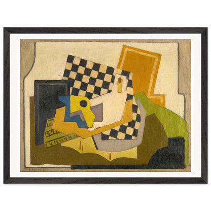 Composition (Chessboard) by Mainie Jellett - print displayed above a sofa