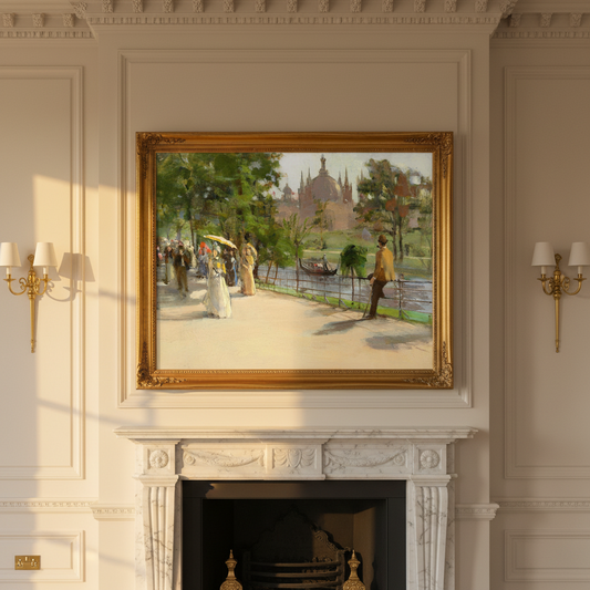 The Glasgow International Exhibition by John Lavery Art Print, unframed archival matte paper print